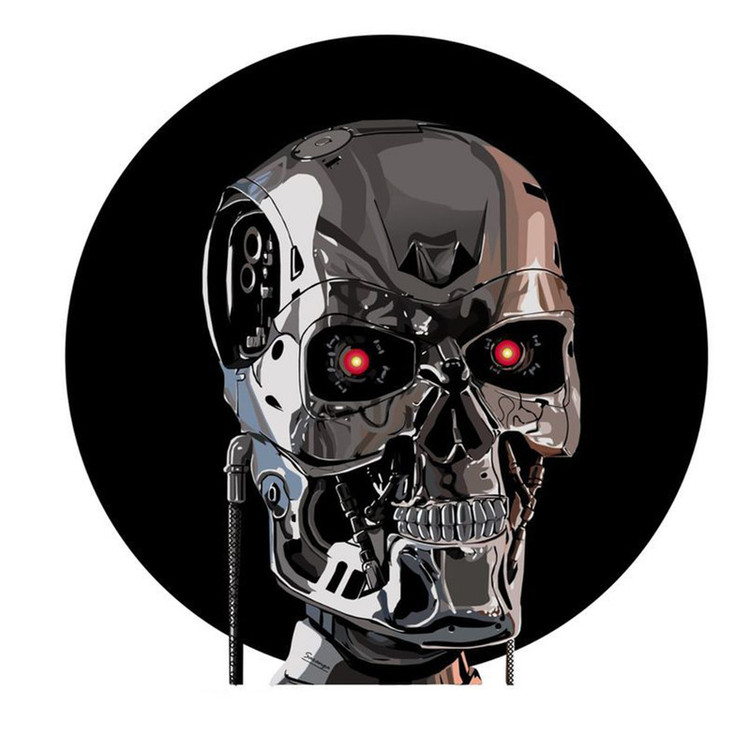 استیکر لپ تاپ و موبایل مدل سریال طرح ترمینییاتور نابودگر Terminator T800 کد 4317