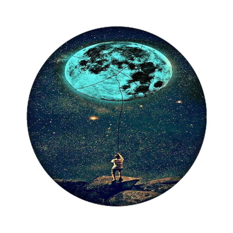 استیکر لپ تاپ طرح Moon کد 4655