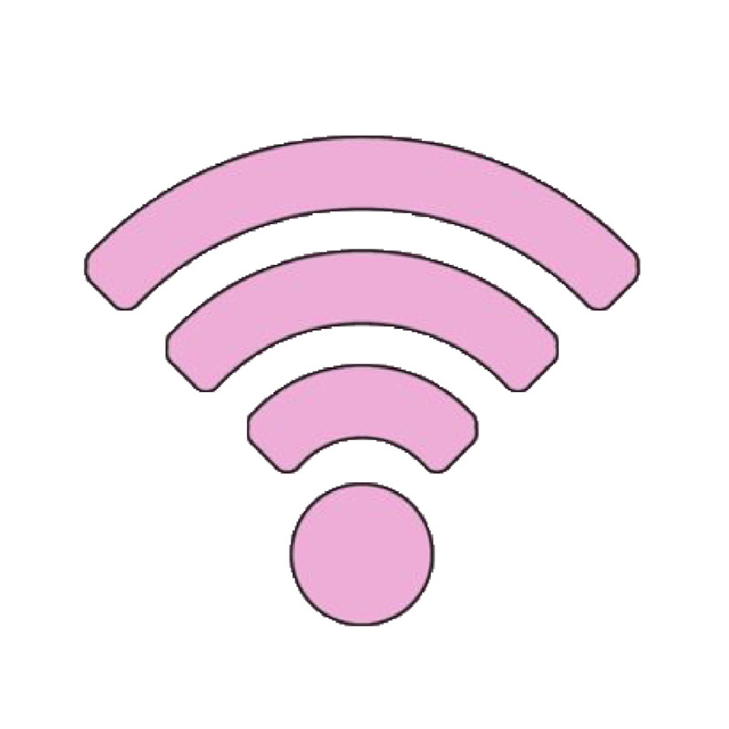 استیکر لپ تاپ طرح wifi کد 1630