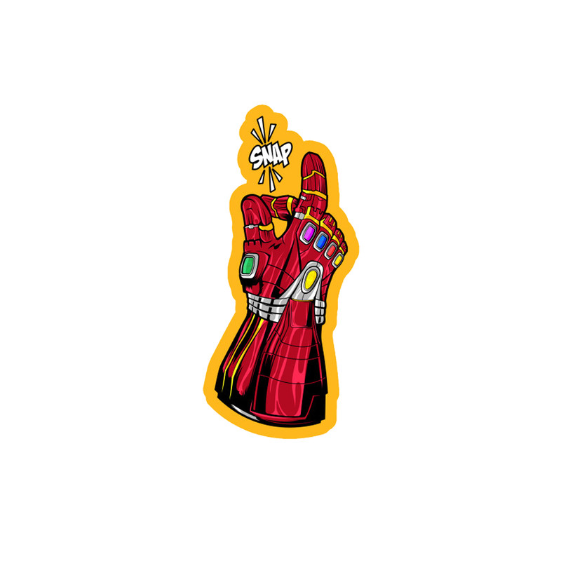 استیکر لپ تاپ طرح Thanos کد STL748