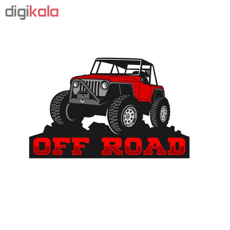 استیکر لپ تاپ طرح Off Road کد STL610