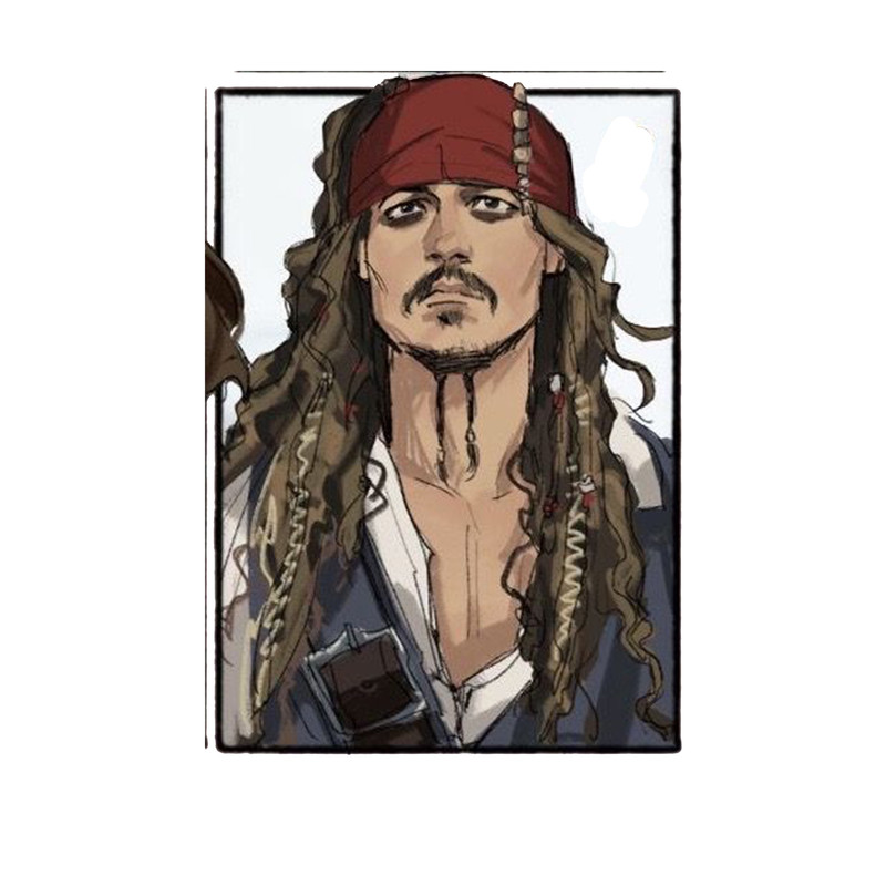 استیکر لپ تاپ و موبایل مدل سریال طرح دزدان دریایی کاراییب Pirates of the Caribbean کد 4357