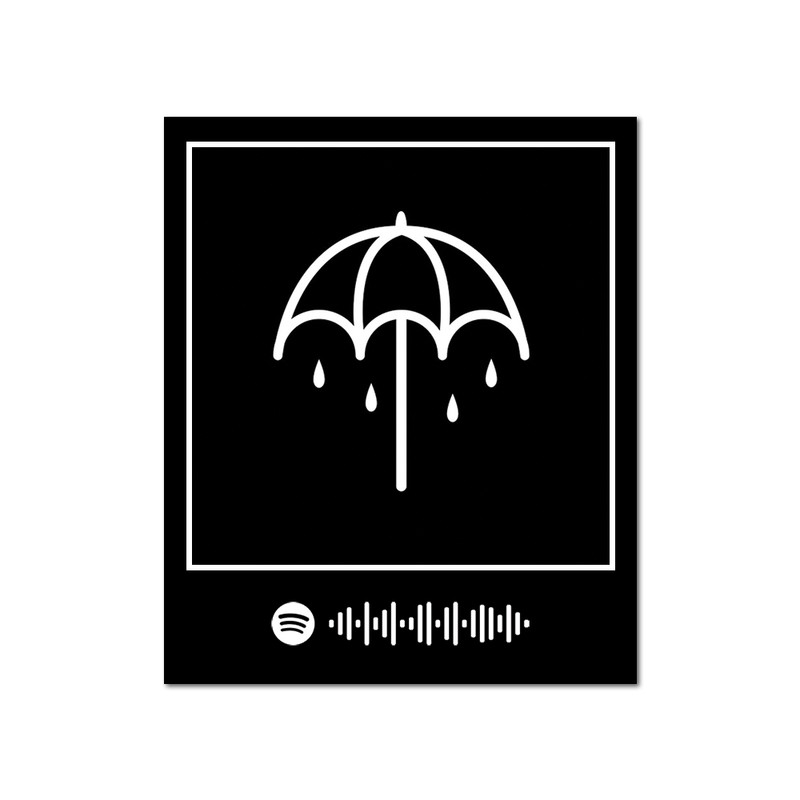 استیکر لپ تاپ مدل موسیقی طرح Bring Me The Horizon کد 5020