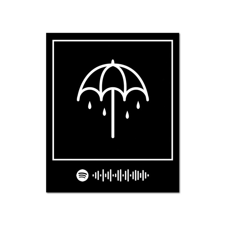استیکر لپ تاپ مدل موسیقی طرح Bring Me The Horizon کد 5020
