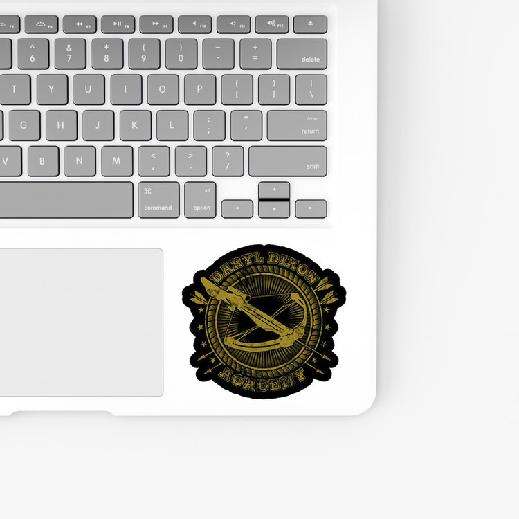 استیکر لپ تاپ و موبایل بووم طرح Daryl Dixon Academy کد FR54