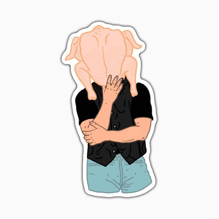استیکر لپ تاپ و موبایل بووم طرح سریال Friends مدل Joey4 کد ET68