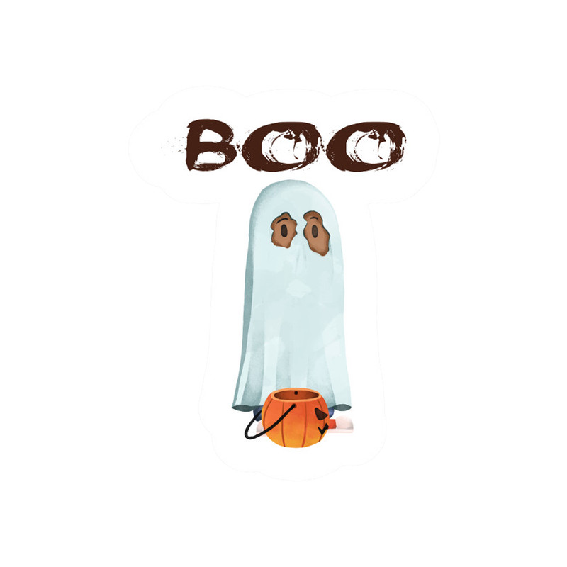 استیکر لپ تاپ طرح boo کد STL519