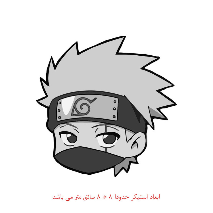 استیکر لپ تاپ طرح کاکاشی کد 2313