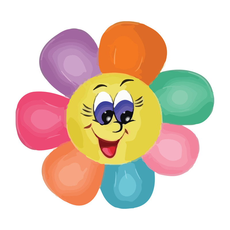 برچسب لپتاپ طرح گل رنگارنگ کد 925