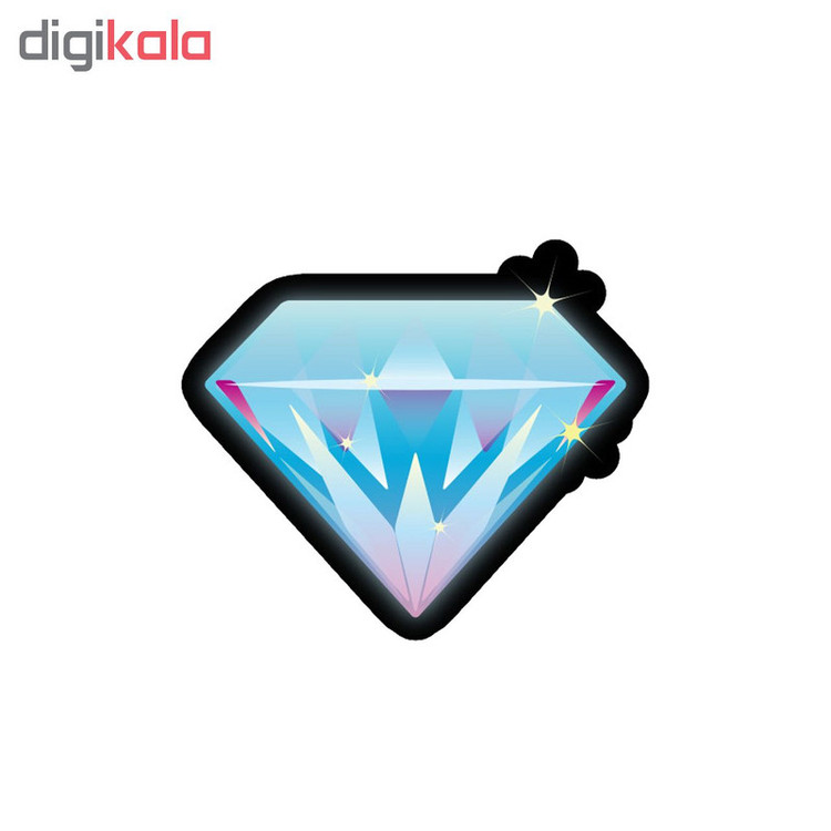 استیکر لپ تاپ طرح الماس کد STL649