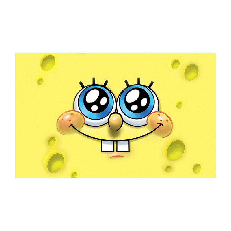 استیکر لپ تاپ و موبایل مدل انیمیشن طرح باب اسفنجی شلوار مکعبی SpongeBob SquarePants کد 1750