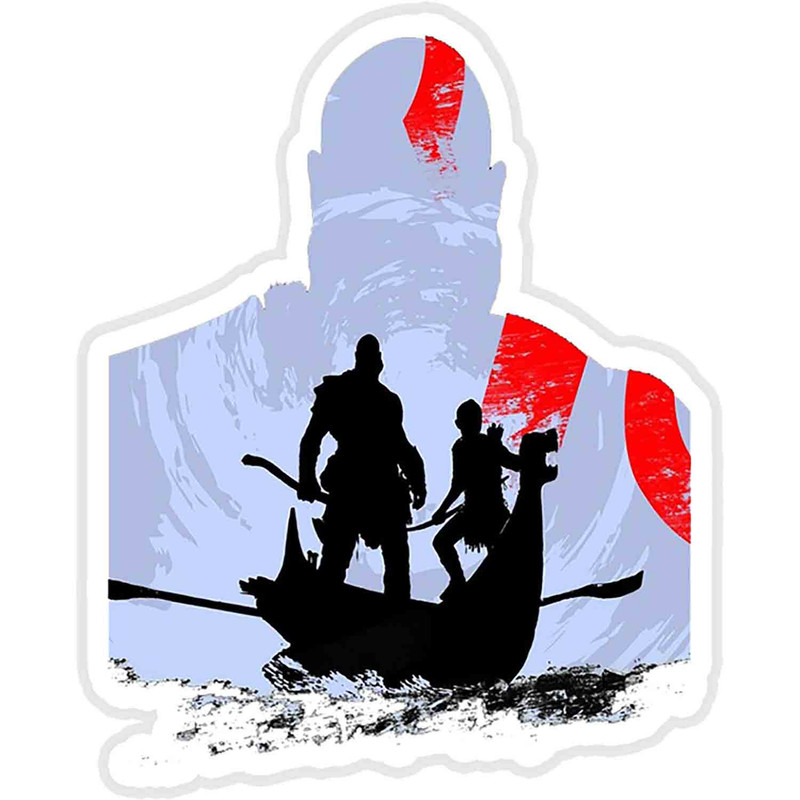 استیکر لپ تاپ طرح God of war  کد ST772