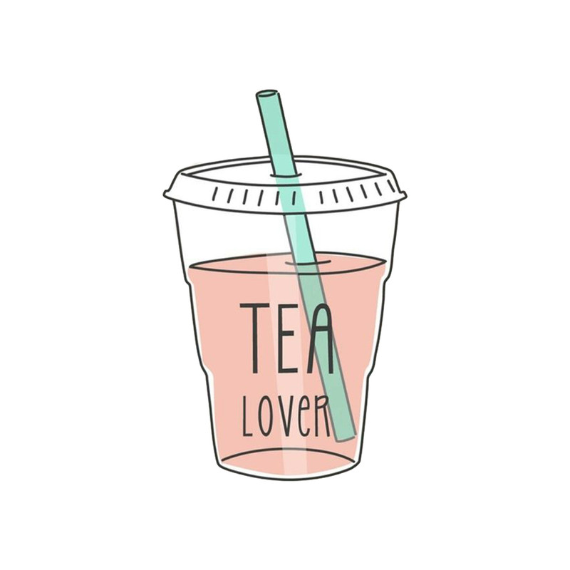 استیکر لپ تاپ طرح Tea کد STL682
