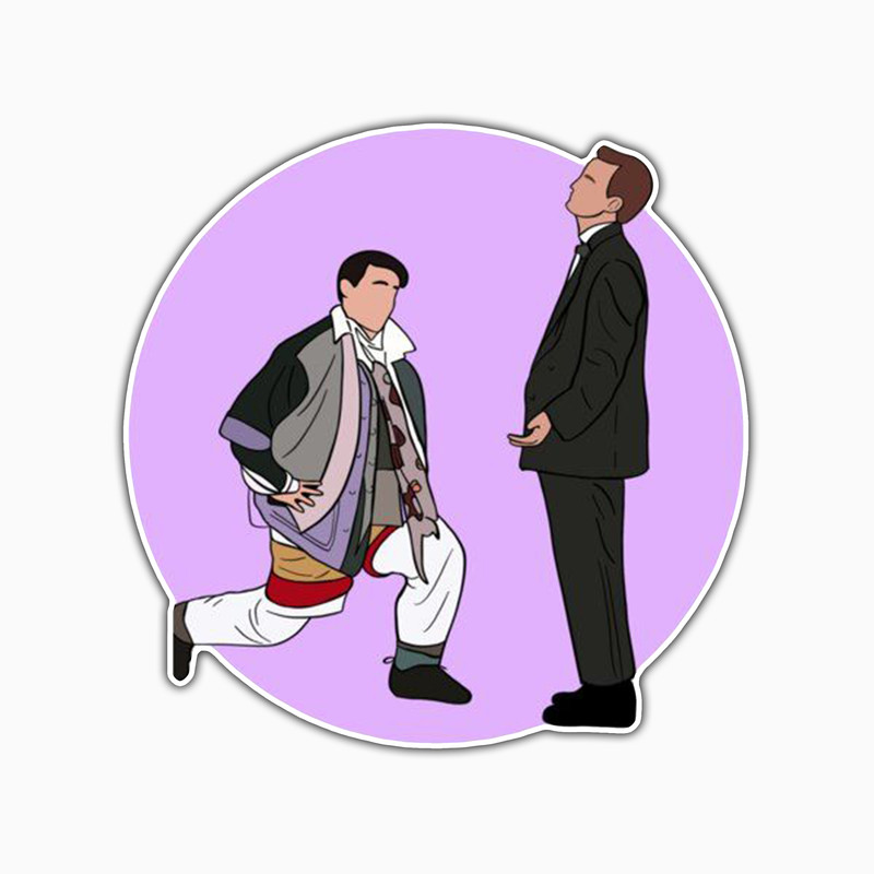 استیکر لپ تاپ و موبایل بووم طرح سریال Friends مدل Joey5 کد ET69