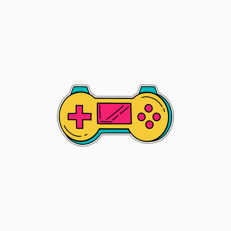 استیکر لپ تاپ و موبایل بووم طرح Gaming کد KM38