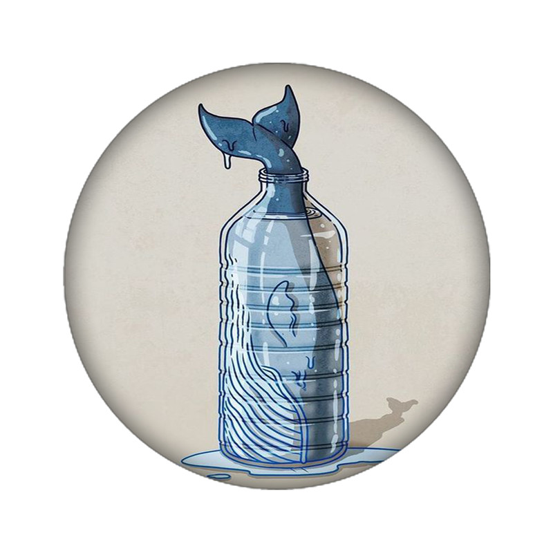 استیکر لپ تاپ طرح ماهی کد 4054