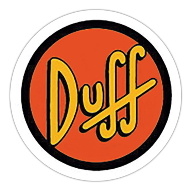 استیکر لپ تاپ طرح duff مدل br19