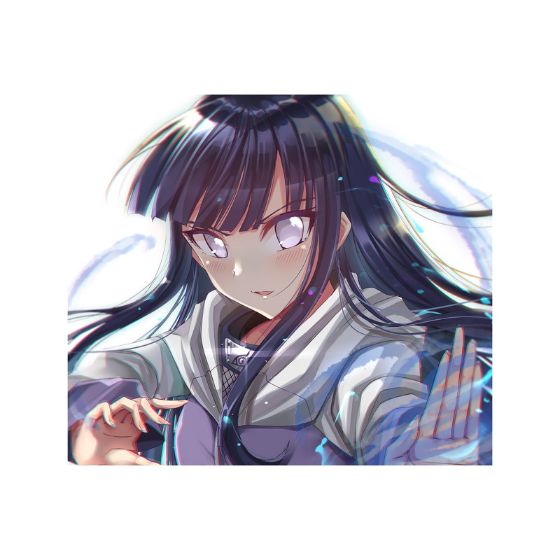 استیکر لپ تاپ و موبایل مدل انیمه طرح ناروتو هیناتا هیوگا Naruto Hinata Hyuga کد 1398