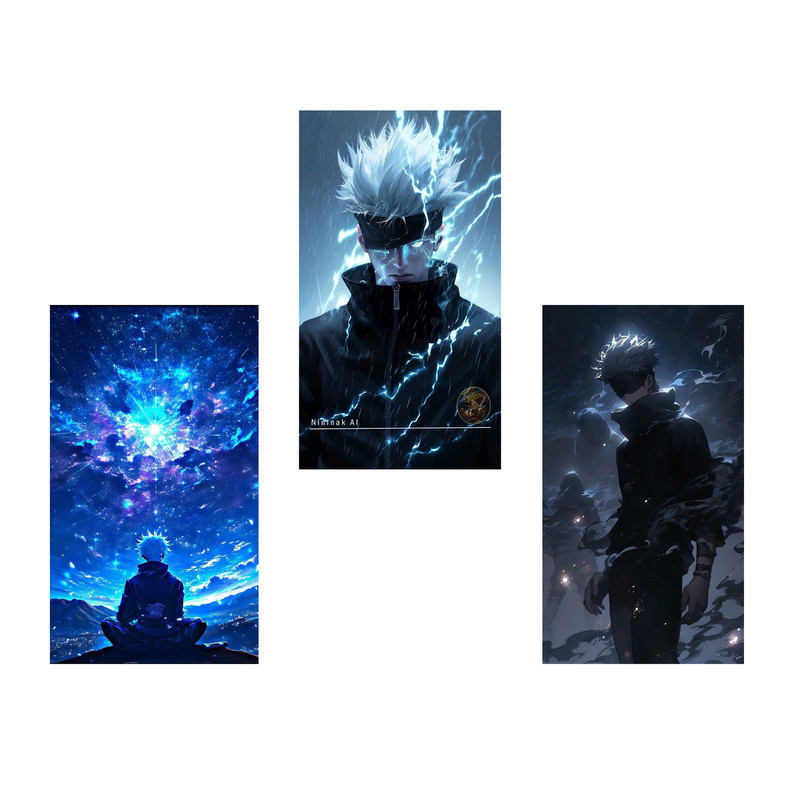 استیکر لپ تاپ و موبایل مدل انیمه طرح جوجوتسو کایسن گوجو ساتورو jujutsu kaisen gojo satoru کد 859