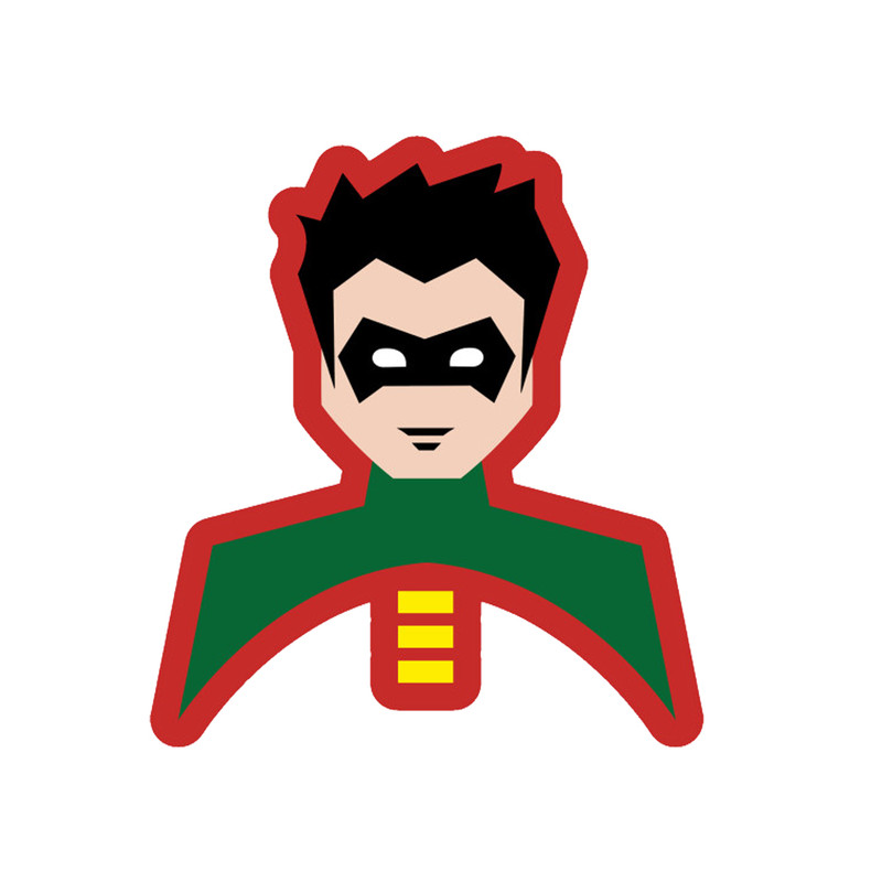 استیکر لپ تاپ طرح Robbin Dc Comics کد STL910