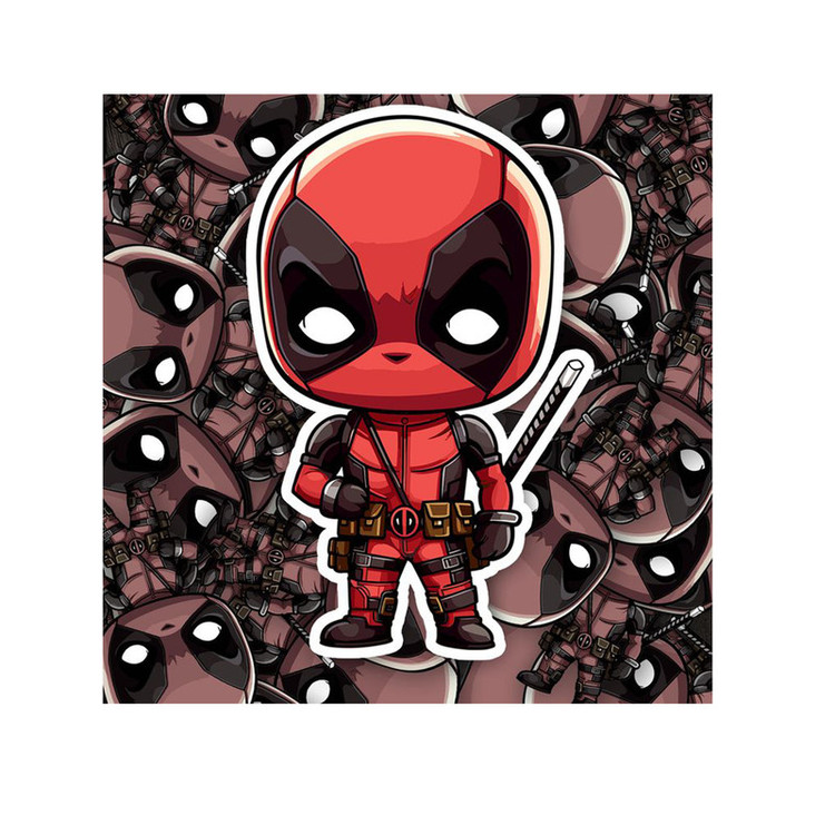استیکر لپ تاپ و موبایل مدل سریال طرح Deadpool کد 2545