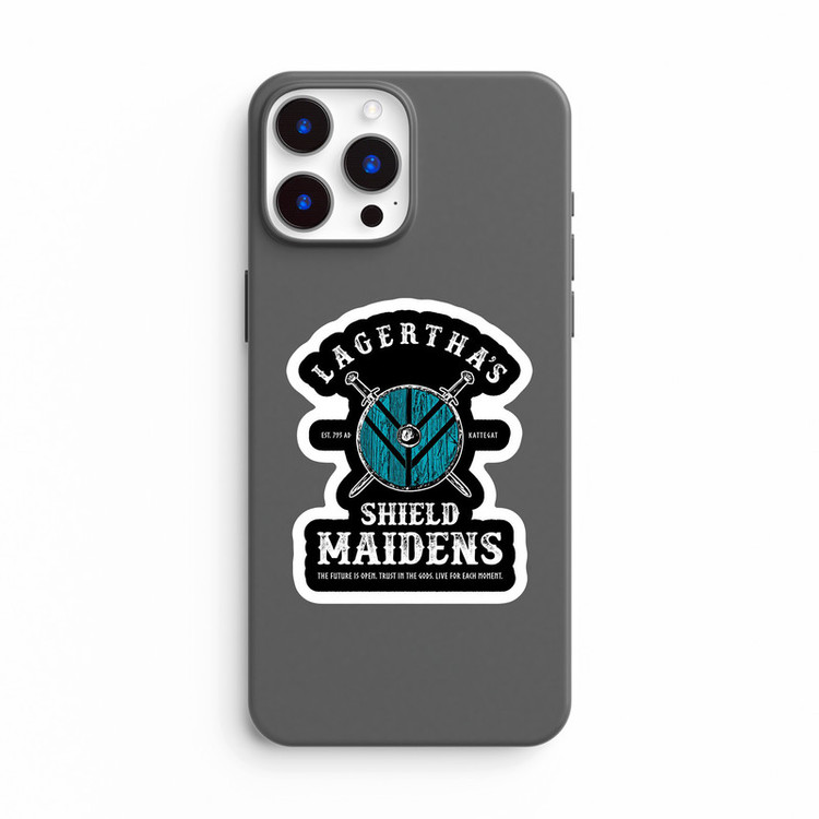 استیکر لپ تاپ و موبایل بووم طرح سریال Vikings مدل Lagertha's Shield کد LB90