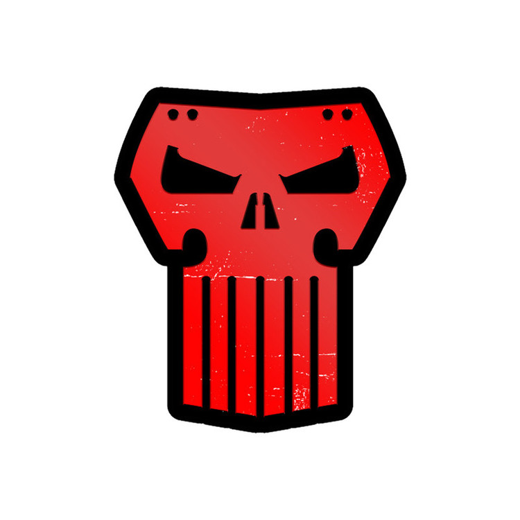 استیکر لپ تاپ طرح Punisher Marvel کد STL1013