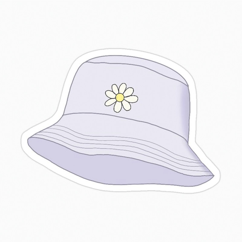 استیکر لپ تاپ طرح کلاه کد 2399
