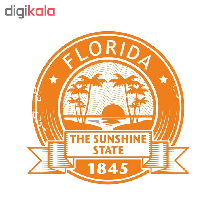 استیکر لپ تاپ طرح Florida کد STL1135