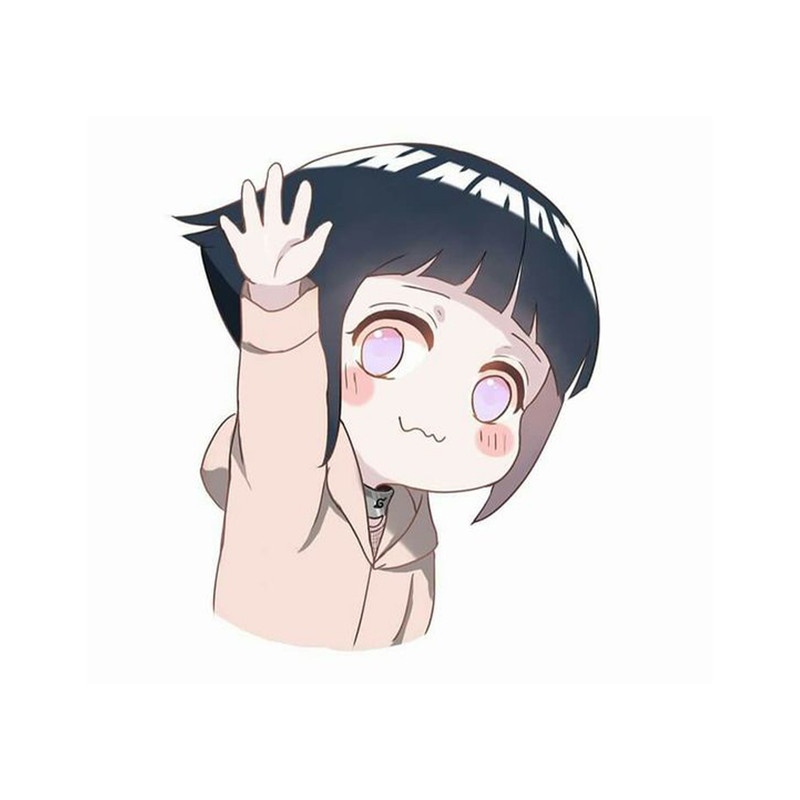 استیکر لپ تاپ و موبایل مدل انیمه طرح ناروتو هیناتا هیوگا Naruto Hinata Hyuga کد 1387