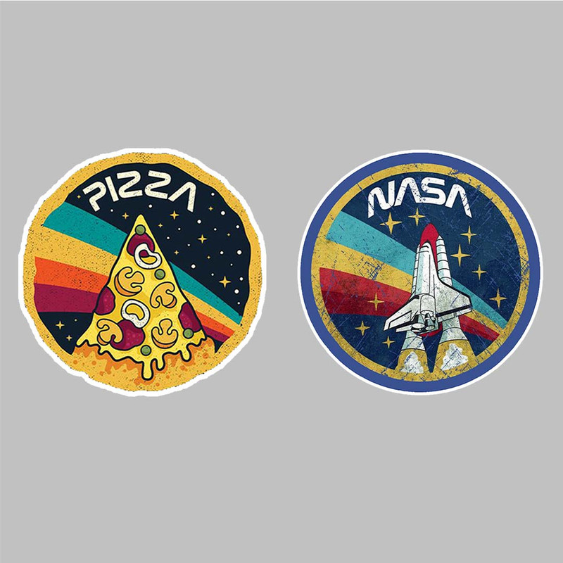 استیکر لپ تاپ کارنیکا طرح ناسا مدل nasa-2222251 مجموعه 2 عددی