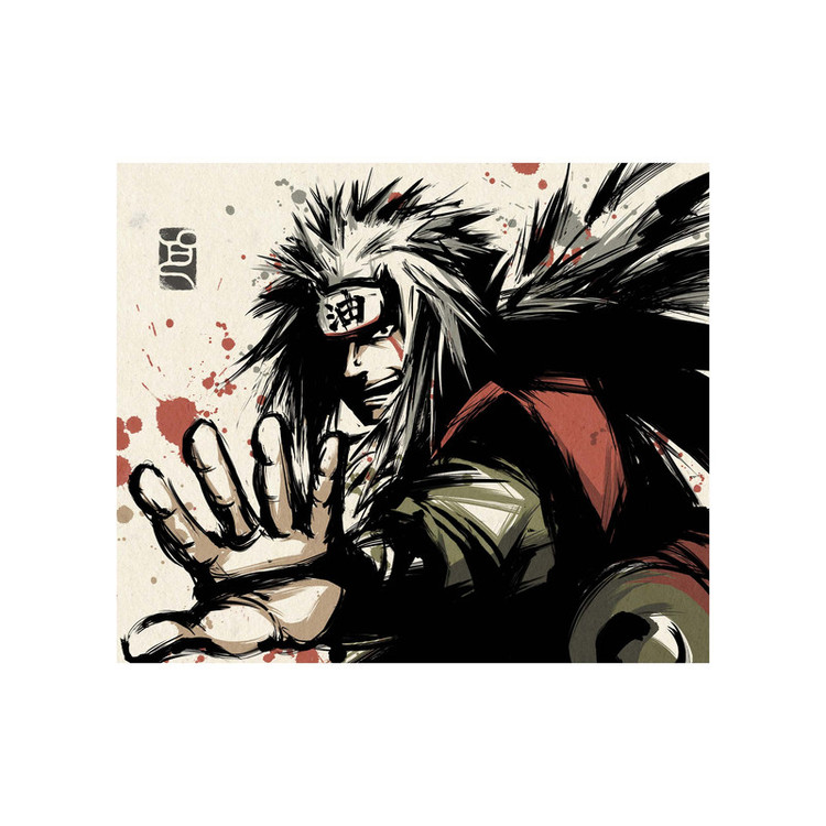 استیکر لپ تاپ و موبایل مدل انیمه طرح ناروتو استاد جیرایا Naruto jiraiya sensei کد 2826