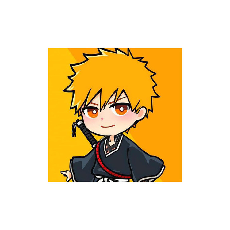 استیکر لپ تاپ و موبایل مدل انیمه طرح Bleach Ichigo Kurosaki کد 2881