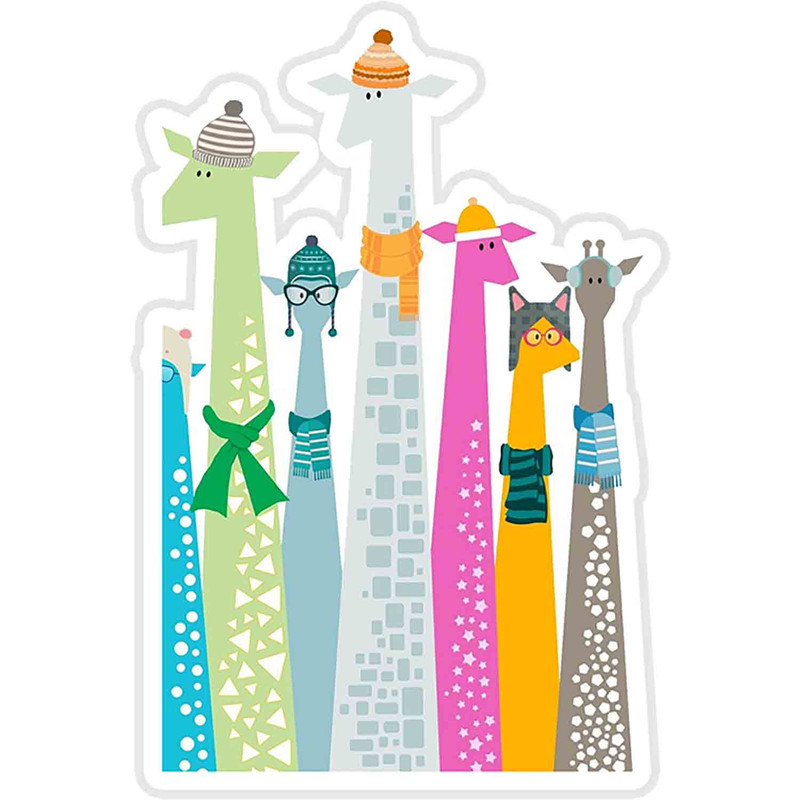 استیکر لپ تاپ طرح Giraffes کد ST752