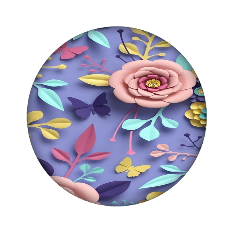 استیکر لپ تاپ طرح گل کد 4293