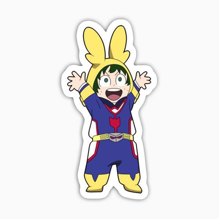 استیکر لپ تاپ و موبایل بووم طرح انیمه My Hero Academy مدل Kid Zuku کد SM9