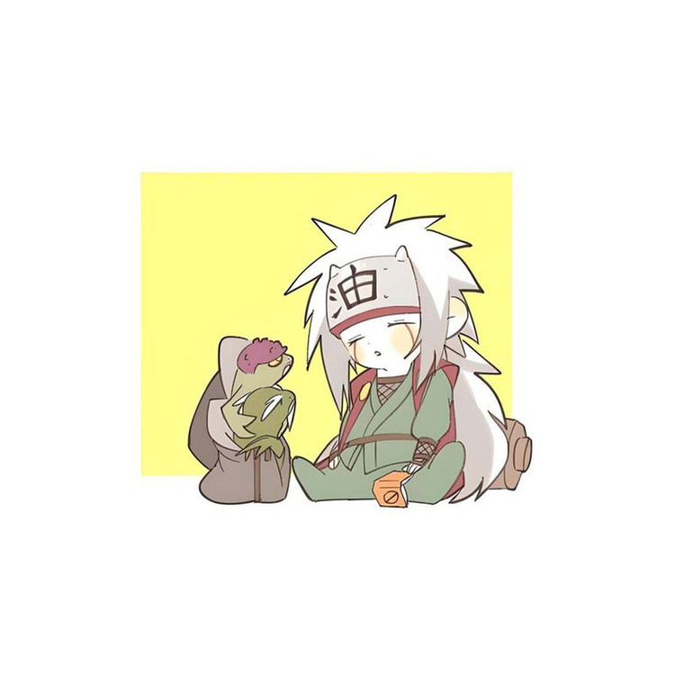 استیکر لپ تاپ و موبایل مدل انیمه طرح ناروتو استاد جیرایا Naruto jiraiya sensei کد 2810