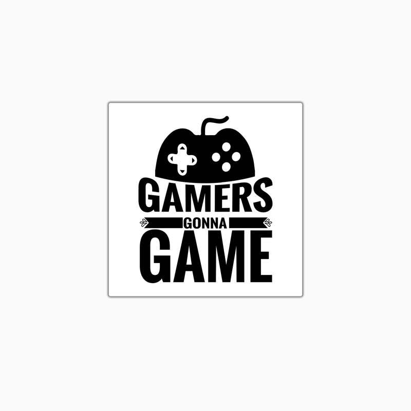 استیکر لپ تاپ و موبایل بووم طرح Gaming کد KM17