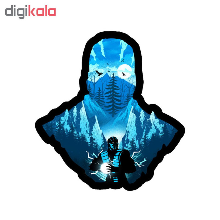 استیکر لپ تاپ طرح Sub Zero Mortal Combat کد STL1042
