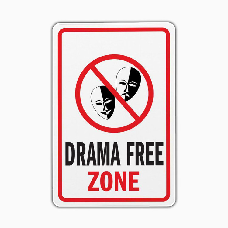 استیکر لپ تاپ و موبایل بووم طرح Drama Free کد CP43