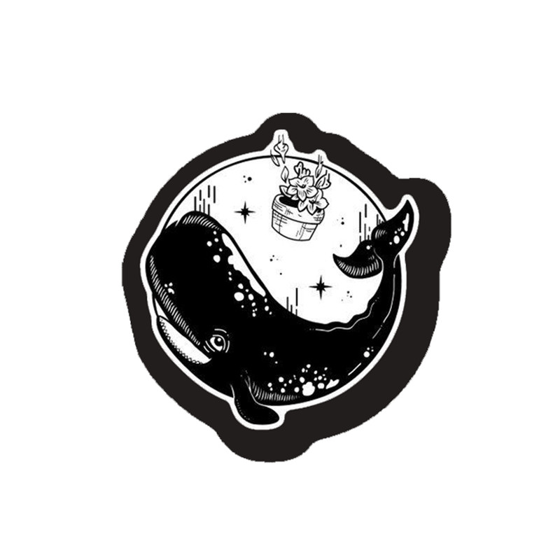 استیکر لپ تاپ طرح نهنگ کد 1798
