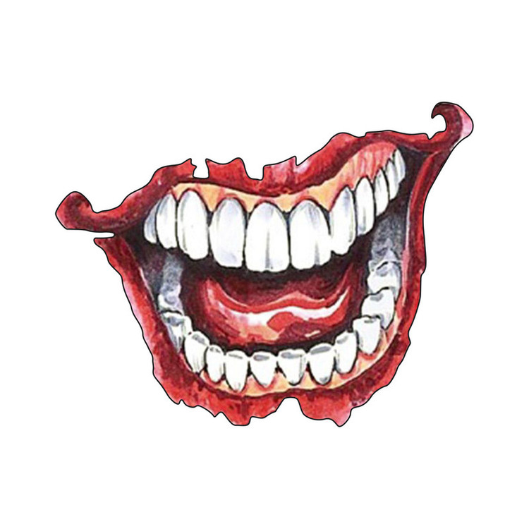 استیکر لپ تاپ گراسیپا طرح دهان کد G-120