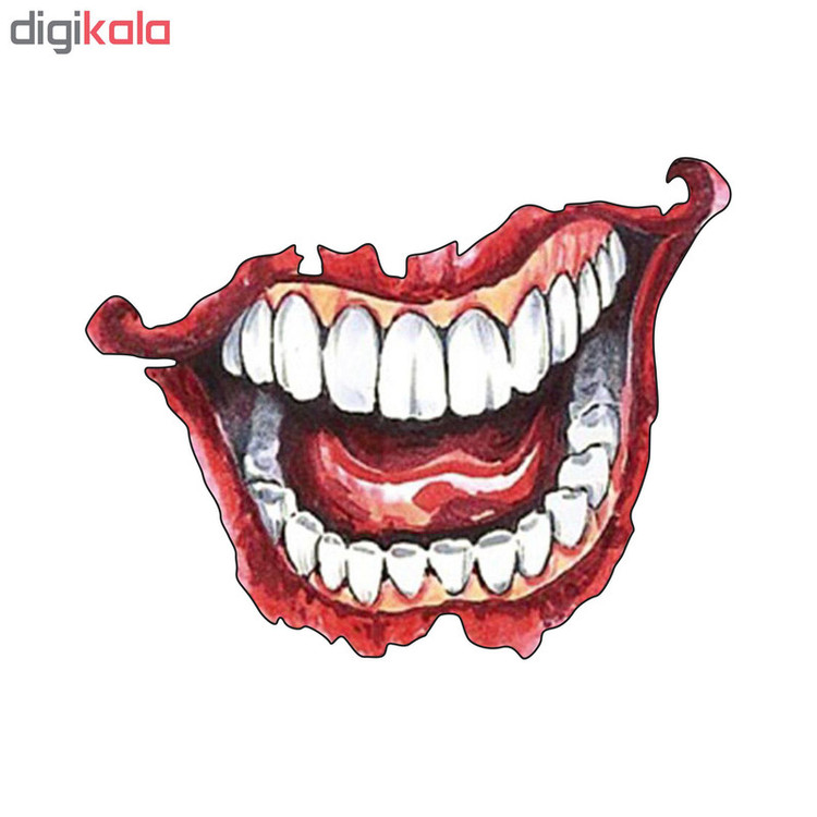 استیکر لپ تاپ گراسیپا طرح دهان کد G-120