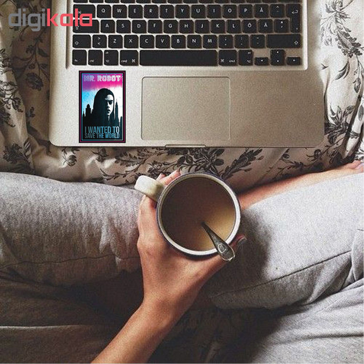 استیکر لپ تاپ طرح mr robot کد 88