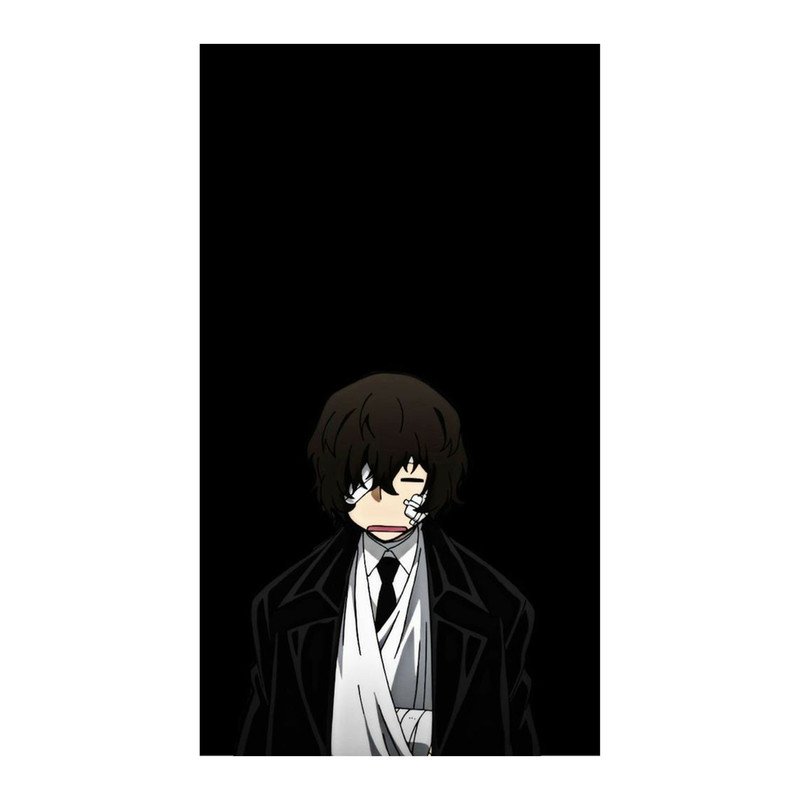 استیکر لپ تاپ و موبایل مدل انیمه طرح سگ‌های ولگرد بانگو اوسامو دازای Bungo Stray Dogs Osamu dazai کد 337
