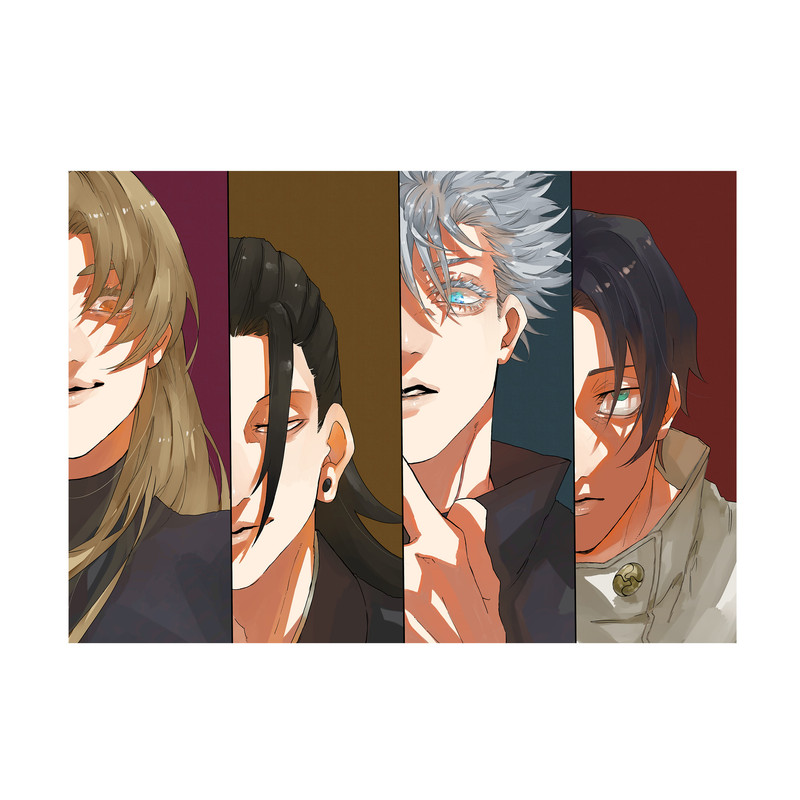 استیکر لپ تاپ و موبایل مدل انیمه طرح جوجوتسو کایسن سوگورو گتو jujutsu kaisen suguru geto کد 694