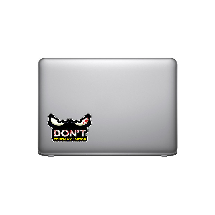 استیکر لپ تاپ طرح Dont Toch My Laptop کد 01