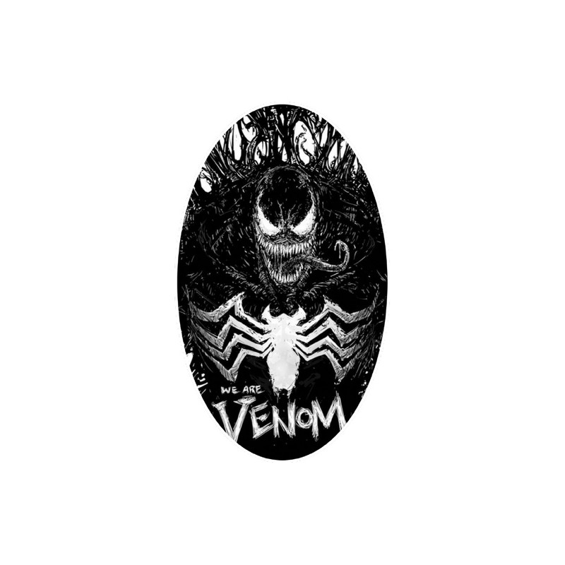 استیکر لپ تاپ طرح Dark Venom کد 01