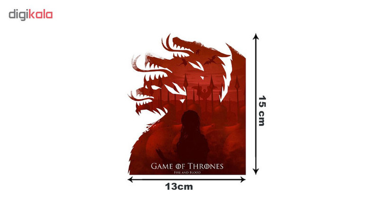 استیکر لپ تاپ طرح Game of thrones کد ۱۱۰
