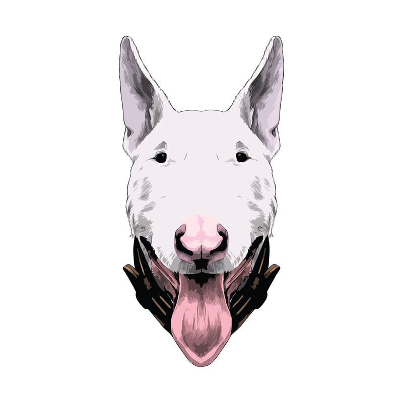 برچسب لپتاپ طرح سگ کد 889
